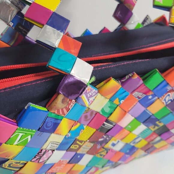 One of a kind Candy Wrapper Statement Bag O/S - Picture 7 of 16